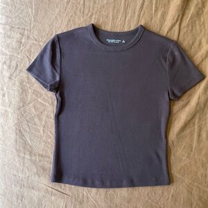Abercrombie Soft AF Ribbed Tee